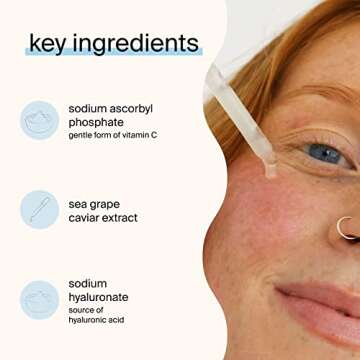 COCOKIND Vitamin C Serum with Sea Grape Caviar, 1 FZ