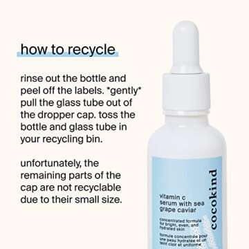 COCOKIND Vitamin C Serum with Sea Grape Caviar, 1 FZ