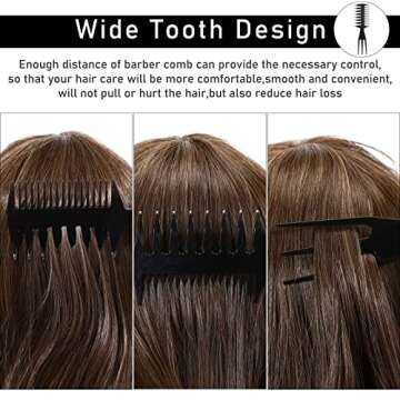 Sieral 4 Pcs Hair Comb Styling Set - Essential for Everyone