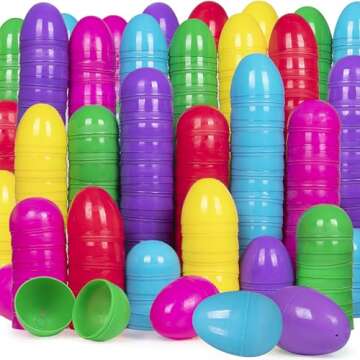 Giraffe 150 Pack Bright Color Easter Eggs Bulk - Fillable Fun for Kids