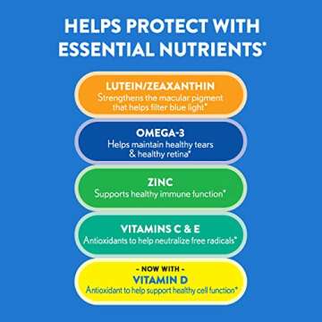 Ocuvite Eye Vitamin for Eye Health, 90 Easy Softgels