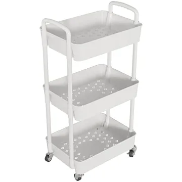 Laiensia 3-Tier Multifunction Storage Cart for Home