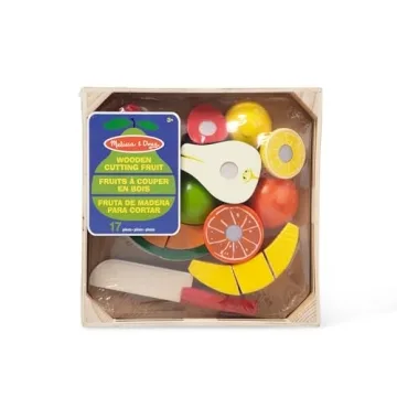 Melissa & Doug Cutting Fruit Set: Wooden Play Food Toys
