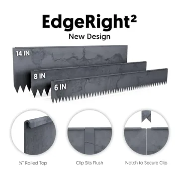 Edge Right 48" Landscape Edging - Durable COR-TEN Steel