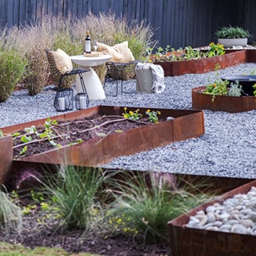 Edge Right 48" Landscape Edging - Durable COR-TEN Steel