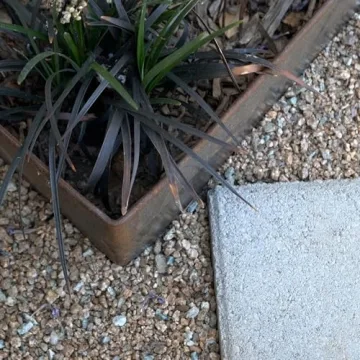 Edge Right 48" Landscape Edging - Durable COR-TEN Steel