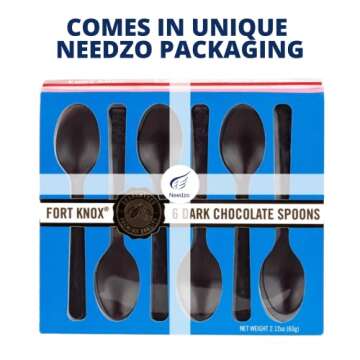 Ultimate Chocolate Stirring Spoon Assortment with Milk, Dark, and White Chocolates, Edible Spoons for Hot Cocoa and Gourmet Gift Basket Stuffers, Pack of 3, 18 Spoons Total