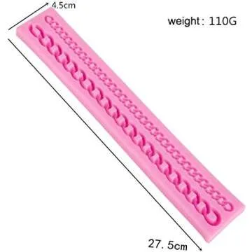 Palksky Diamond Silicone Fondant Chain Mold Purse Bag Cake Decorating Gum Pastry Sugarcraft Chocolate Clay Mould