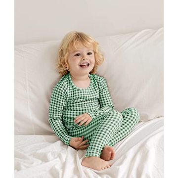 Avauma Cotton Pajama Set for Kids 6M-7T Snug Fit