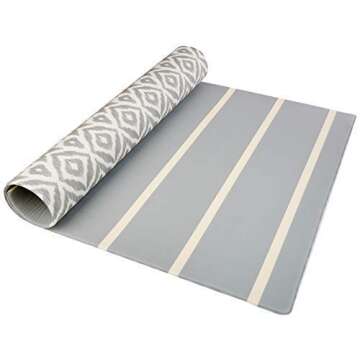 Eco-Friendly Reversible Baby Play Mat - Large Foam Mat