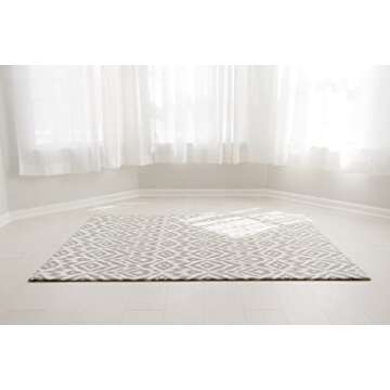 Eco-Friendly Reversible Baby Play Mat - Large Foam Mat