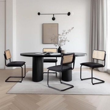 Zesthouse Rattan Dining Chairs Set for Modern Kitchens