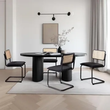 Zesthouse Rattan Dining Chairs Set for Modern Kitchens