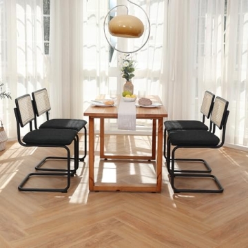 Zesthouse Rattan Dining Chairs Set for Modern Kitchens