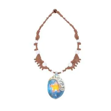 Disney Moana 2 Moana's Necklace Magical Sea Shell Star Light-Up Necklace for Girls Role Play and Dress Up, Officially Licensed, Great Birthday & Holiday Gift