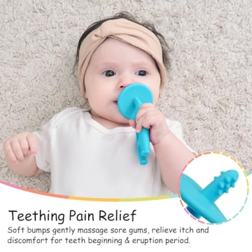 Mombella Dancing Elephant Silicone Teething Toy for Babies