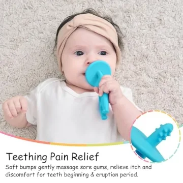 Mombella Dancing Elephant Silicone Teething Toy for Babies