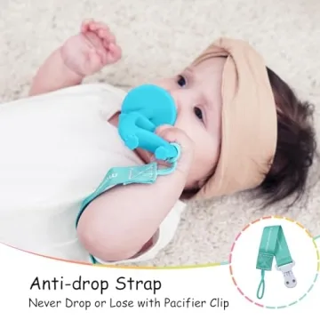 Mombella Dancing Elephant Silicone Teething Toy for Babies