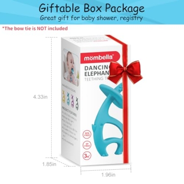 Mombella Dancing Elephant Silicone Teething Toy for Babies