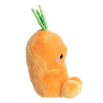 Aurora® Adorable Palm Pals™ Cheerful Carrot™ Stuffed Animal - Pocket-Sized Play - Collectable Fun - Orange 5 Inches