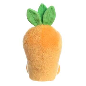 Aurora® Adorable Palm Pals™ Cheerful Carrot™ Stuffed Animal - Pocket-Sized Play - Collectable Fun - Orange 5 Inches