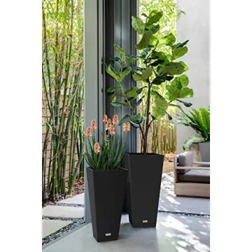 Stylish Veradek Taper Planter for Indoors and Outdoors