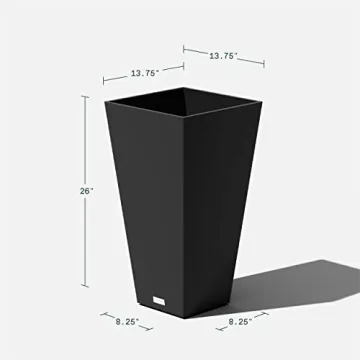 Stylish Veradek Taper Planter for Indoors and Outdoors