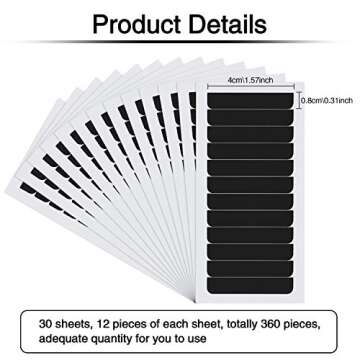 Blulu 360 Pcs Hair Extension Tape Tabs Bulk Double Sided Strong Adhesive Hair Tape in Extension Repl...