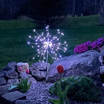 JJGoo Solar Firework Lights - Bright Outdoor Decor