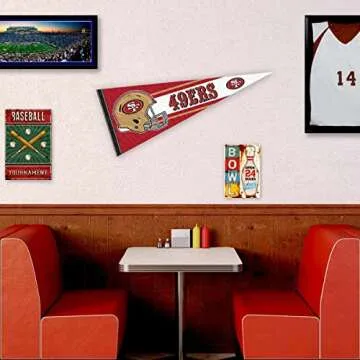 WinCraft San Francisco 49ers 30 Inch Pennant for Fans