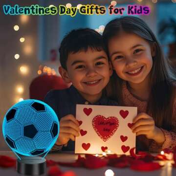 Linkax Valentines Day Gifts for Kids Teens Boys, Soccer Gifts for Boys, Soccer Ball Toys for Ages 8-...