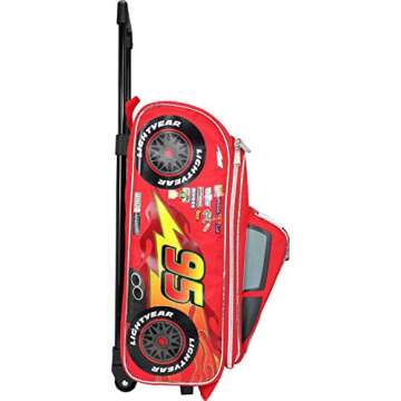 Pixar Cars 17 inches Lightning McQueen Shape Luggage
