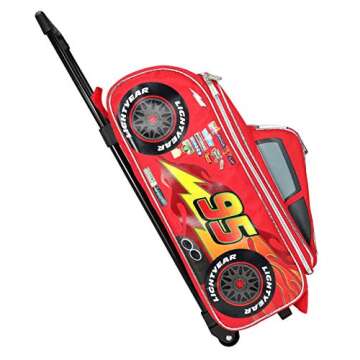 Pixar Cars 17 inches Lightning McQueen Shape Luggage