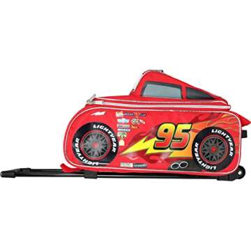 Pixar Cars 17 inches Lightning McQueen Shape Luggage