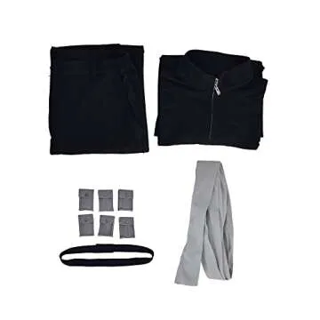miccostumes Men's Anime Hero Cosplay Costume with Scarf Belt (XL)