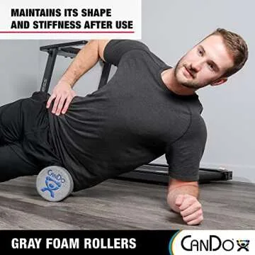 CanDo-30-2500 Plus Foam Roller, 6" X 36", Round