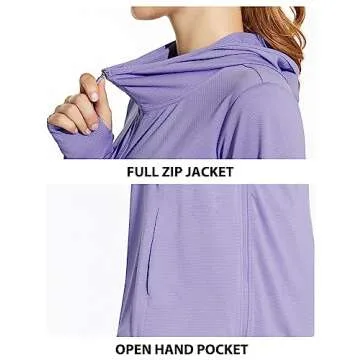 BALEAF Women's Sun Block Shirt UPF 50+ Quick Dry Outdoor