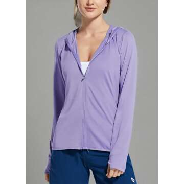 BALEAF Women's Sun Block Shirt UPF 50+ Quick Dry Outdoor