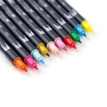 Tombow Dual Brush Pen Art Markers (10-Pack, Celebration)