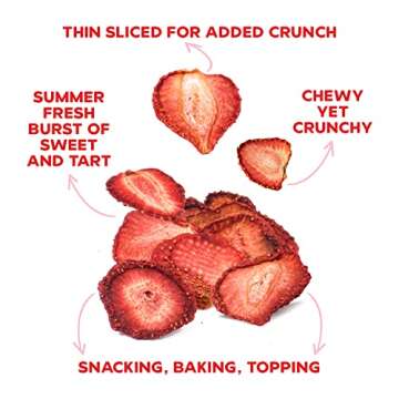 Drybox Dried Strawberries No Sugar Added for Healthy Snacking