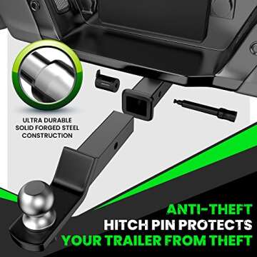 Rhino USA Trailer Hitch Pin - Ultimate Security for Towing