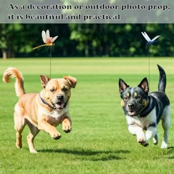 8 Pack Dragonfly Clip for Garden Decor and Insect Control