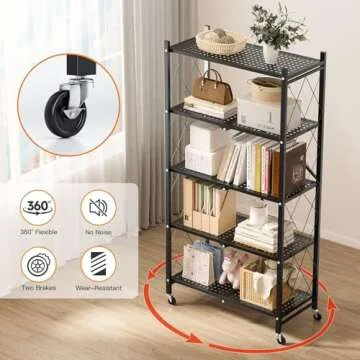 Heavy Duty 5-Tier Metal Rack | 1250 lbs Storage Solution