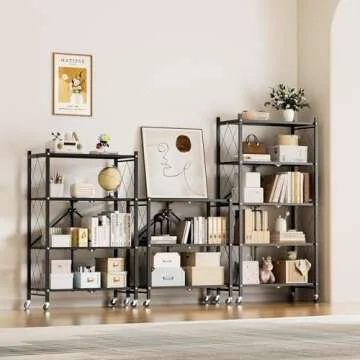 Heavy Duty 5-Tier Metal Rack | 1250 lbs Storage Solution