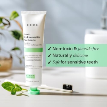 Boka Nano Hydroxyapatite Toothpaste for Sensitive Teeth Whitening