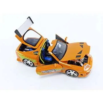 Jada Diecast 1995 Toyota Supra Replica with Figure