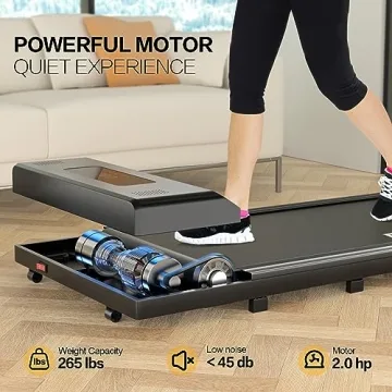 Portable Under Desk Walking Treadmill with Remote Control
