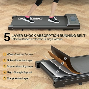 Portable Under Desk Walking Treadmill with Remote Control