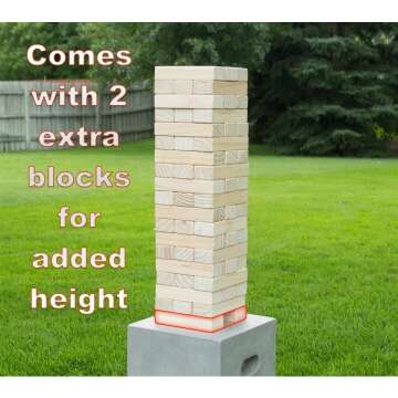 Giant Tumbling Timbers: 2.5 to 5 Feet Tall Set
