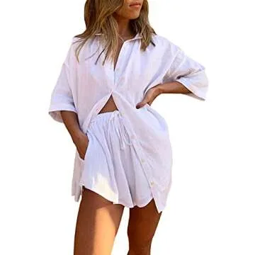 Stylish Meenew Women's 2 Piece Lounge Set for Summer